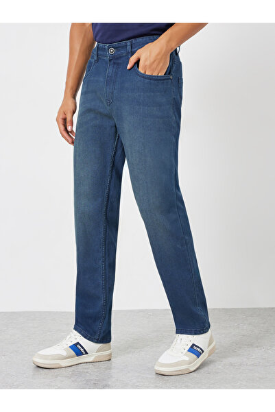 Styli Men Light Wash Regular Fit Jeans