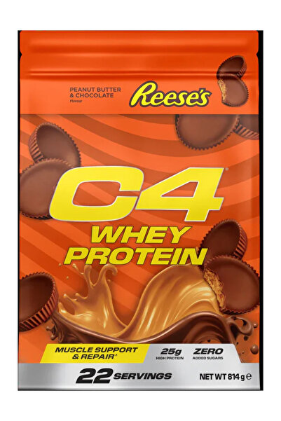 Cellucor بروتين مصل اللبن C4 - زبدة الفول السوداني والشوكولاتة من ريسز، 22 حصة