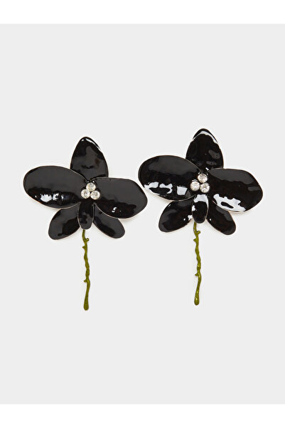 Styli Enamel Flower Earrings