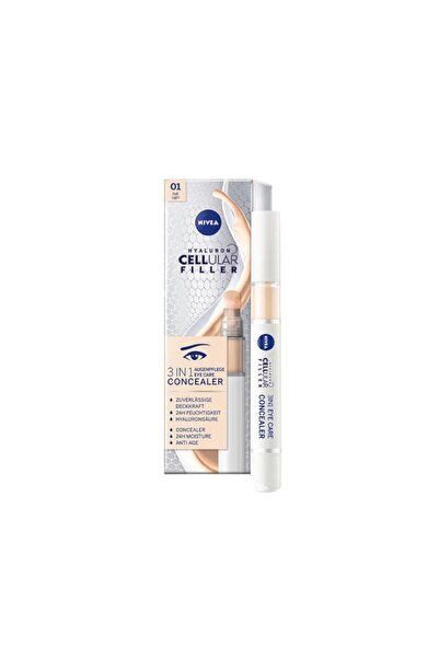 NIVEA Set 2 x Cellular 3 in 1 Moisturizing Eye Concealer, Light 4 ml