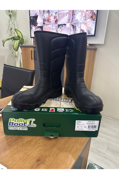 Polly Boot GALAXY VEGA K.HAKİ/SİYAH -31 CM KISA S4 K ÇELİK BURUNLU