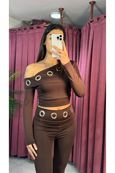 inci bayan giyim Scuba One Shoulder Set