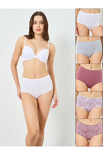 Styli Pack of 5 - Women Cotton Full Briefs