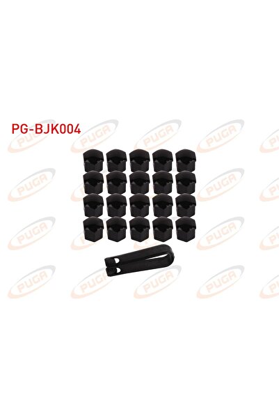 PUGA BIJON KAPAK SETI SIYAH 20 ADET+CIKARTMA APARATI