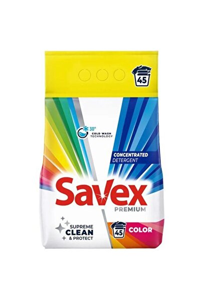 SAVEX Premium Color Laundry Detergent Powder, 45 Washes, 3.6 kg