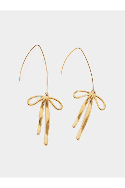 Styli Bow Accent Hook Earrings