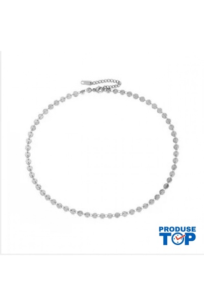 Produse.Top Silver Necklace Made of 316L Stainless Steel