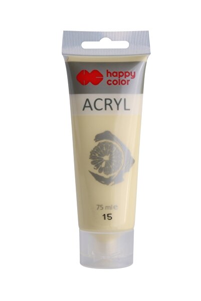 HAPPY COLOR Acrylic color 75ml, light lime yellow,