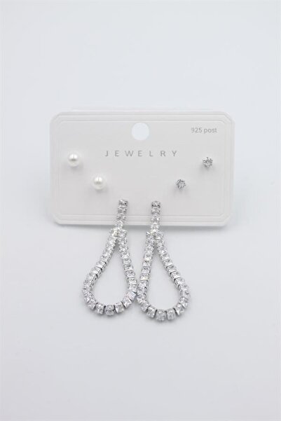 toyigoo Multiple Set Earrings - Silver