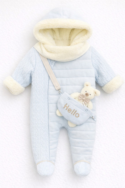 Kardeşler Bebe Welsoft Pelüş Astronot Bebek Tulum