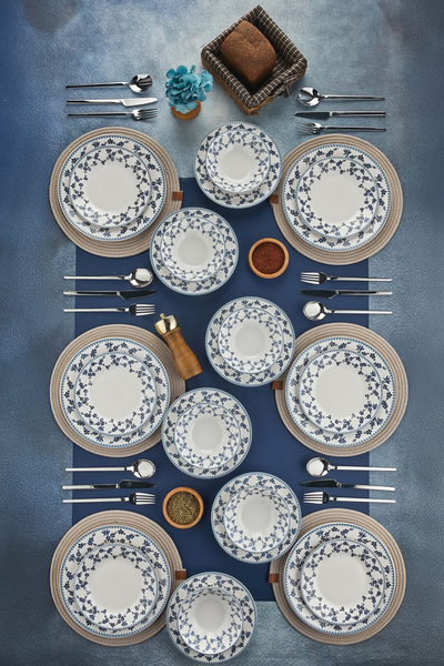 Cooker 24 Parça Porselen Yemek Takımı CKR4217