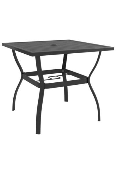 vidaxl Garden Table Anthracite 81.5x81.5x72 cm Steel