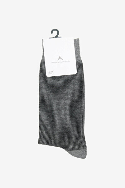 ALTINYILDIZ CLASSICS Men's Gray Patterned Single Socks