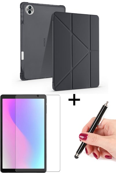 Nezih Case Honor Pad X7 8.7 İnç Uyumlu Akıllı Kılıf + Ekran Koruyucu + Kalem