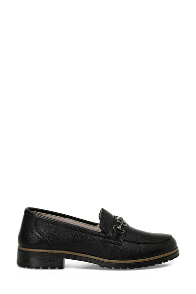 Polaris 105077.Z6Fx Black Women's Loafer