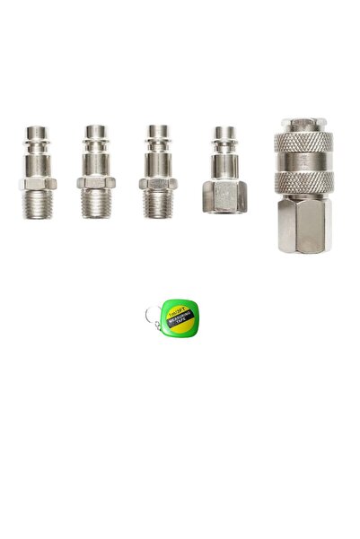 OEM Set 5 cuple rapide,tip european,1/4 inch,ptr scule/furtunuri pneumatice/a...