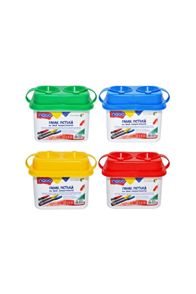 NEBO Painting cup with 2 compartments -