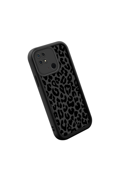 CASEVIBE Redmi 10C Uyumlu Şık Yüksek Kaliteli Leopar Desenli Telefon Kılıfı