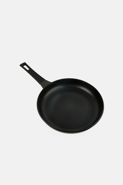 BEBEHOME Cast Aluminum Frying Pan 28 cm, Black