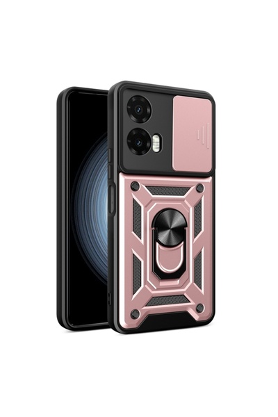 SKYDDAR INNOVATION Case for Motorola Moto G35, CamShield, Magnetic ring, stic...