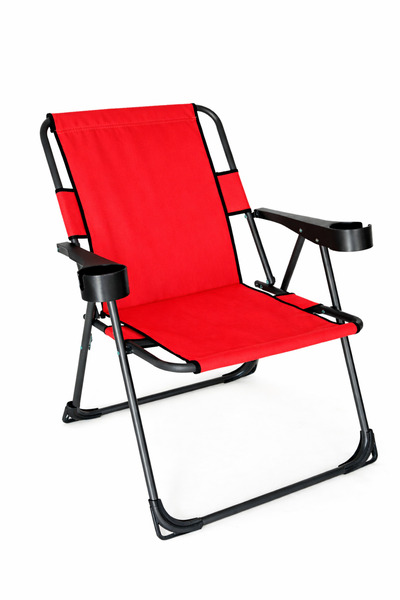 Walke Katlanır Kamp Sandalyesi Çİft Taraf Bardaklı Piknik Sandalyesi