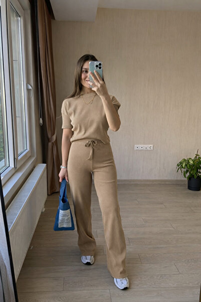 YAKAMEL Women's Short Sleeve Tie-Dye Pajama Set