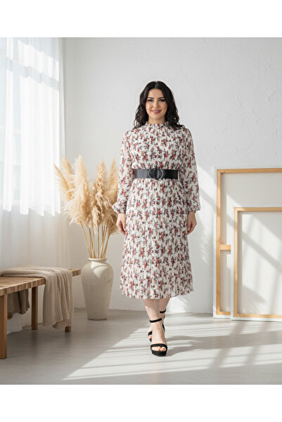 MQ Women's midi dress with floral print