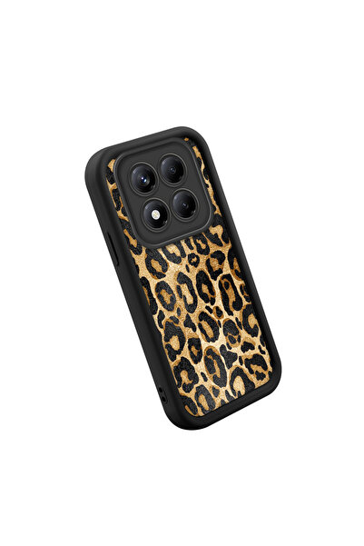 CASEVIBE Redmi Note 14 Pro Plus+ 5G Uyumlu Şık Yüksek Kaliteli Leopar Desenli...