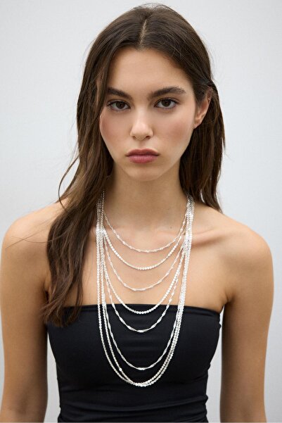 Stradivarius Long multi-chain necklace