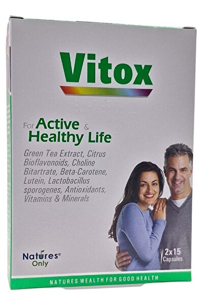 Natures only أقراص فيتوكس 30 قرصًا