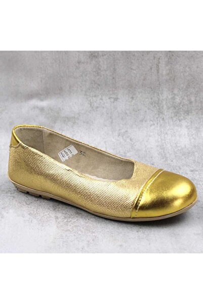 tino Balerini usori , din piele naturala , pentru copii 3221-AURIU/AURIU