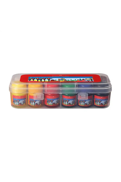 Faber Castell Premium Poster Colors In Plastic Box- 12pcs