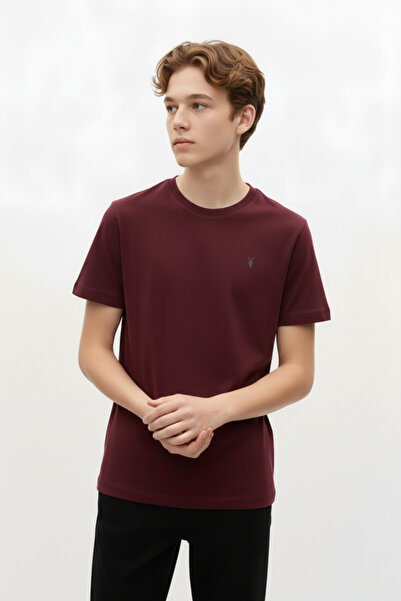 Kozik Μπλουζάκι για αγόρια με κέντημα στον λαιμό και κοντά μανίκια KZK001