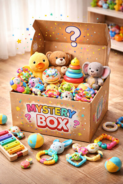 RS Toys Surprise box, 2-4 products and toys for baby, age 0-3 years