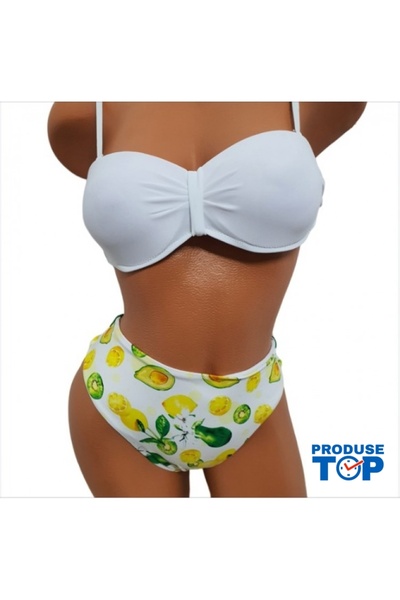 Produse.Top Two-Piece Bathing Suit with Padding and Normal Slip