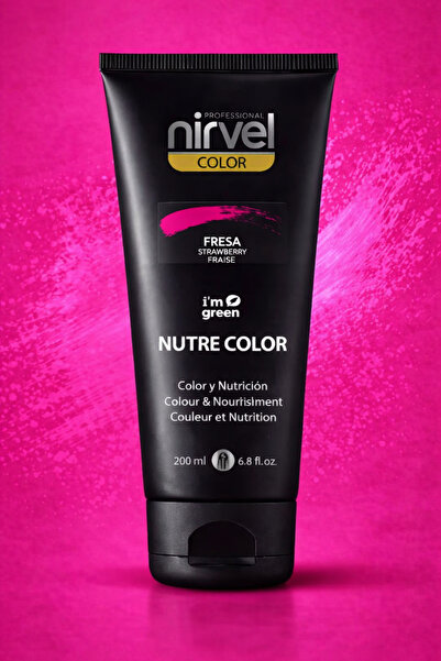 NİRVEL Nutre Color Mască de Păr Colorantă STRAWBERRY 200ML