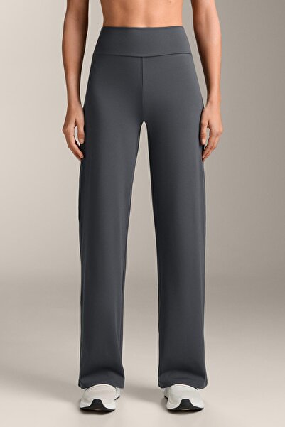Oysho Comfortlux high-rise straight leg trousers