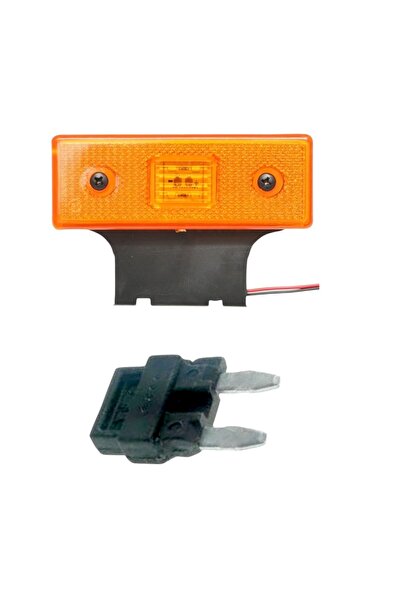 OEM Lampa laterala,led,galbena,12/24V,plastic,agabaritic,110 x40 mm,cu Sigura...