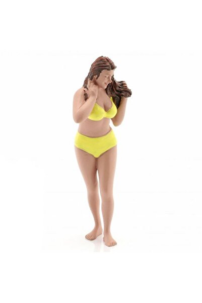 American Diorama AD76316 1/18 Ölçek, Plaj Kızı (Amy) Sergilemeye Hazır Plasti...