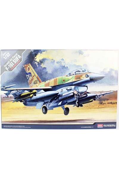 Academy 12105 1/32 Ölçek, F-16I SUFA Savaş Uçağı, Plastik Model Kiti