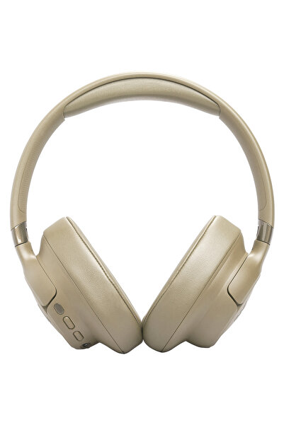 JBL Casti audio Over-Ear Tune 780NC, Anulare adaptivă a zgomotului, Bluetooth, Multi-Point, Bej