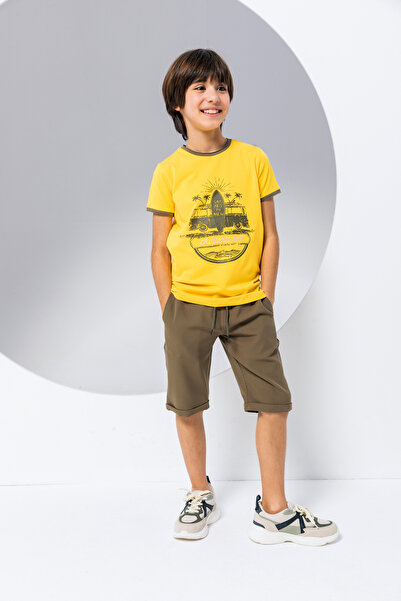 incity Момчешки панталони капри с джобове и еластична талия - НОВ СЕЗОН