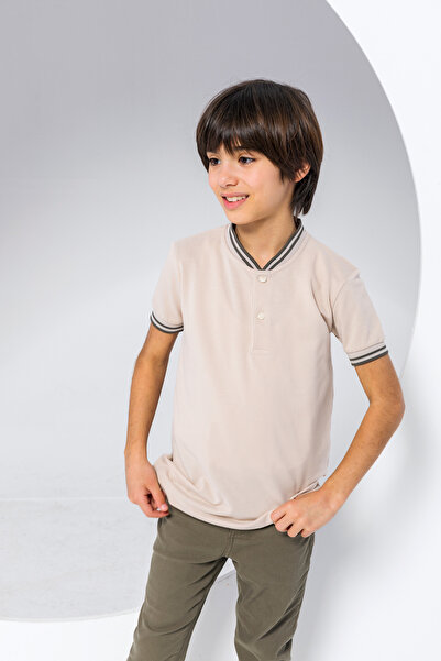 incity Момчешка памучна тениска с поло яка и къси ръкави - НОВ СЕЗОН