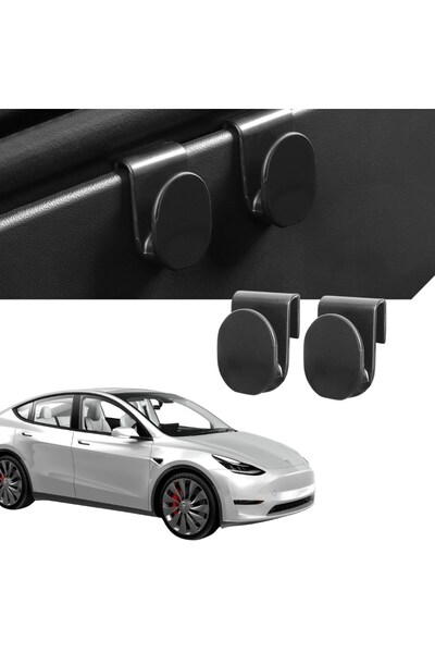 TESLA Model Y Ön Bagaj Düzenleyici Kanca  Siyah  2 Adet