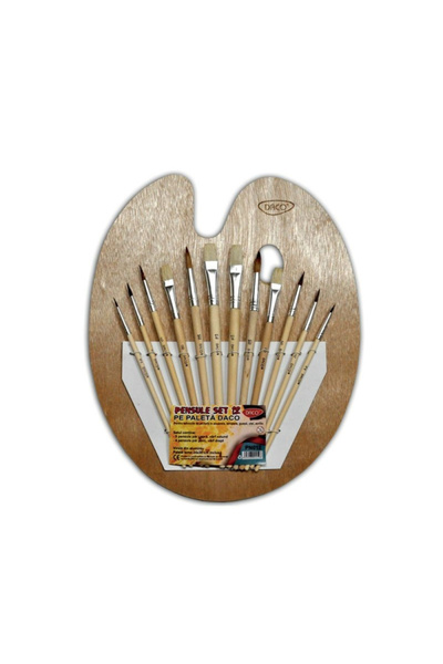 daço Pensula set 12 pe paleta, DACO (PN012)