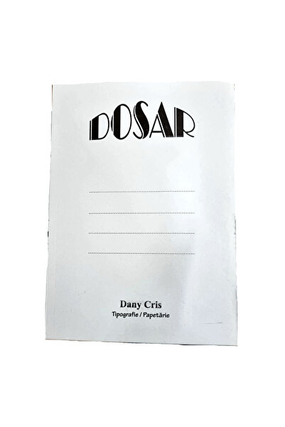 DanyCris Dosar cu sina carton alb