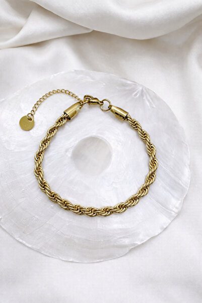 YAMİ Steel Twisted Bracelet