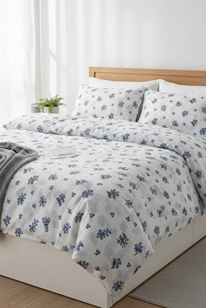 LaLiva طقم غطاء لحاف مزدوج من ديميت تشيلز مع ملاءة مطاطية