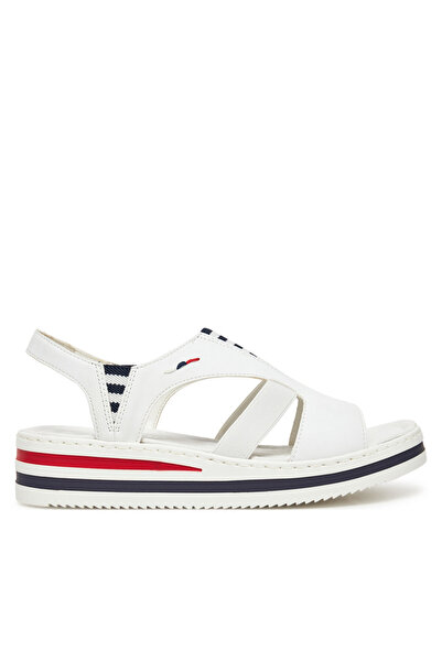 Rieker sandals for women white V02Y5-80