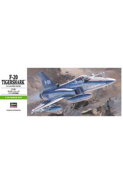 Hasegawa B3 233 1/72 Ölçek, F-20 Tigershark, Savaş Uçağı Plastik Model Kiti
